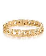 Yellow Gold 14K Gold Full Milano Filigree Curb Link Bracelet_I_Heart_1