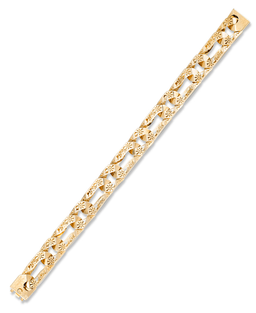 Yellow_Gold_14K_Gold_Milano_Filigree_Elongated_Curb_Link_Bracelet_I_Heart_1