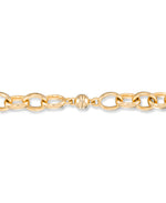 Load image into Gallery viewer, Yellow_Gold_Gold Luxe® 14K Gold Bold Oval Link Necklace with magnetic Closure, 18".  Dent Resistant, Infused with Nano Diamond Resin Core®_I_Heart_1