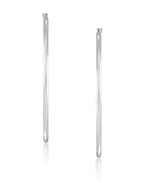 Load image into Gallery viewer, White Gold_14K Gold Essential Hoop Earrings, Large - iHeart Jewels_I_Heart_2
