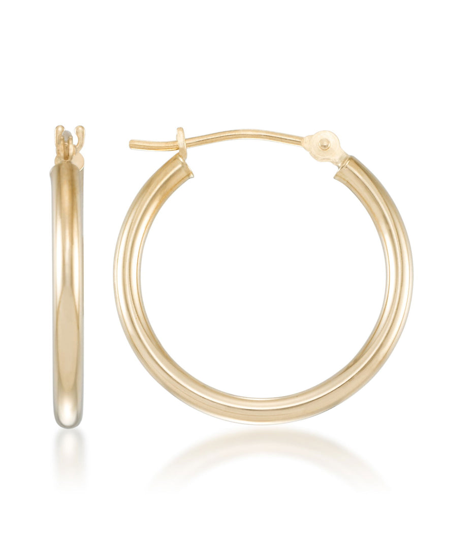 Yellow Gold_14K Gold Essential Hoop Earrings Set Small - iHeart Jewels_I_Heart_1