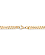 Load image into Gallery viewer, Yellow Gold_14K Gold Flat Curb Link Necklace, 18&quot;, Made in Italy_I_Heart_1
