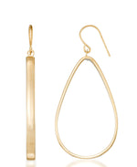 Load image into Gallery viewer, Yellow-Gold_14K Gold High Polished Pear Shape Drop Earrings - iHeart Jewels_I_Heart_1
