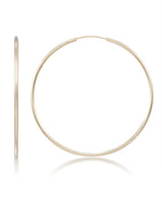 Load image into Gallery viewer, Yellow-Gold_14K Gold Large Endless Hoop Earrings - iHeart Jewels_I_Heart_1
