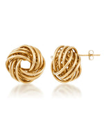 Load image into Gallery viewer, Yellow-Gold_14K Gold Large Woven Multi Loveknot Earrings - iHeart Jewels_I_Heart_1

