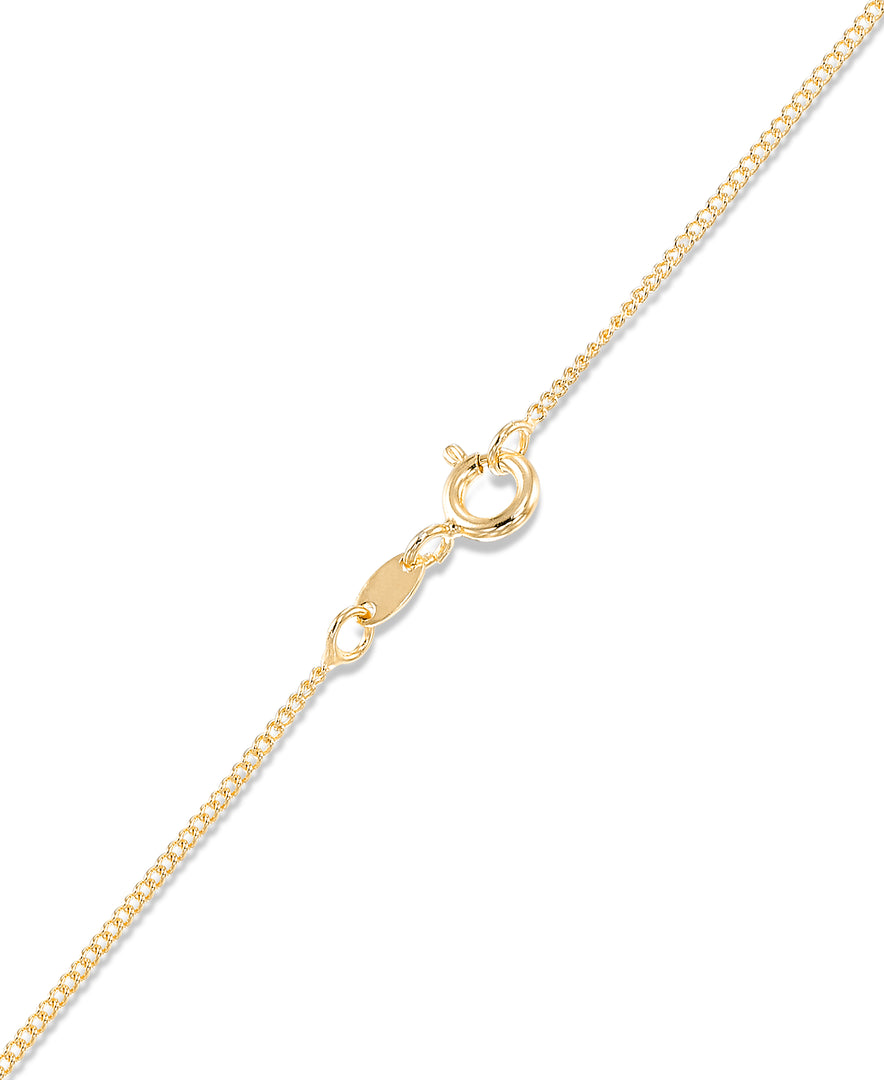 18K Yellow Gold over Sterling Silver_Amber Rosa® Red Genuine Amber Acorn Pendant , 18" Chain_I_Heart_1