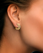 Load image into Gallery viewer, 18K Yellow Gold over Sterling Silver_high-polished-double-hoop-earrings-made-in-italy_I_Heart_1
