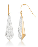 Load image into Gallery viewer, 14K Yellow Gold over Sterling Silver_1 1/4 CT. T.W. Simulated Diamond Bold Marquise Dangle Earrings_I_Heart_1
