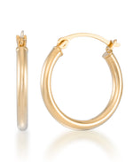 Load image into Gallery viewer, 14K Yellow Gold over Sterling Silver_1/4 CT. T.W. Simulated Diamond Two Pair Earring Set with Ball Studs and Polished Round Hoops_I_Heart_1

