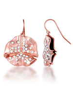 Load image into Gallery viewer, Rose Gold Tone_2/7 CT. T.W. Simulated Diamond Organic Starburst Dangle Earrings_I_Heart_3
