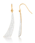 Cargar imagen en el visor de la galería, 14K Yellow Gold over Sterling Silver_3/4. CT T.W. Simulated Diamond Cascading Drop Earrings_I_Heart_1
