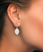 Cargar imagen en el visor de la galería, 14K Yellow Gold over Sterling Silver_3/4 CT. T.W. Simulated Diamond Bold Marquise Dangle Earrings_I_Heart_1
