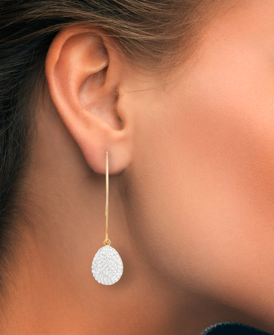 14K Yellow Gold over Sterling Silver_3/4 CT. T.W. Simulated Diamond Long Teardrop Dangle Earrings_I_Heart_1