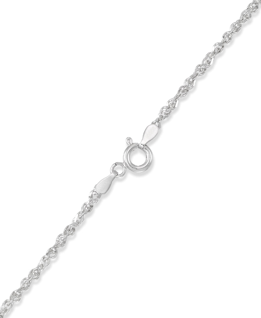 Platinum over Sterling Silver_Bold Puffy Heart Pendant, 18"_I_Heart_1