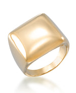 Load image into Gallery viewer, 14K Yellow Gold over Sterling Silver_Bold Stain Cushion Ring_I_Heart_1
