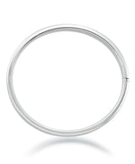Load image into Gallery viewer, Platinum over Sterling Silver_Bold Wide Bangle Bracelet_I_Heart_1
