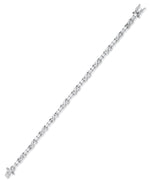 Load image into Gallery viewer, Platinum Tone_CT. T.W. Simulated Diamond Hugs and Kisses Tennis Bracelet , 7.5&quot;_I_Heart_1
