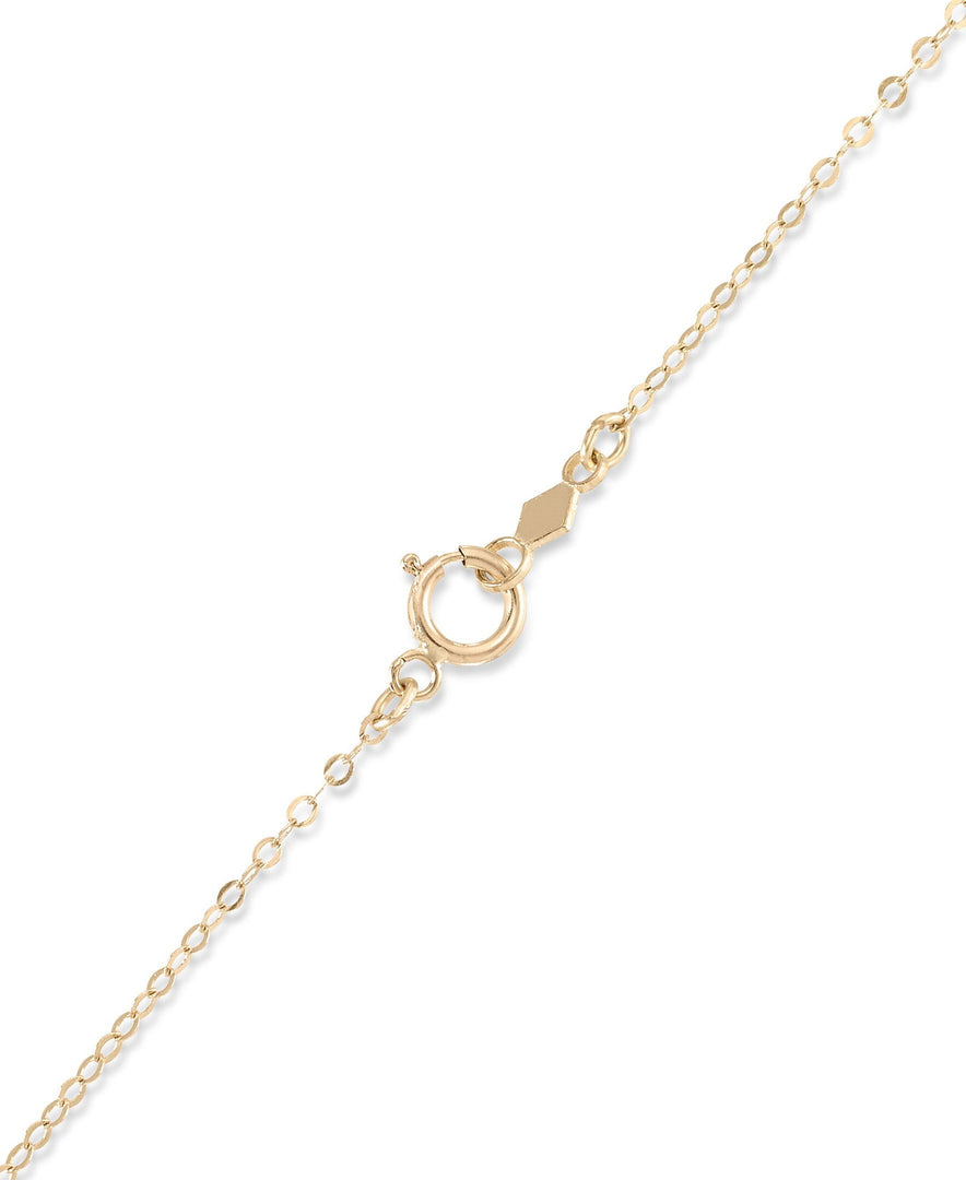 Yellow Gold_Diamond Fascination® 14K Yellow Gold Diamond Accent Love Necklace 18" - iHeart Jewels_I_Heart_1