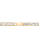 Load image into Gallery viewer, 18K Yellow Gold over Sterling Silver_Diamond_Fascination_Diamond_Accent_Sterling_Silver_Bold_Line_Bracelet_-_iHeart_Jewels-3087432_I_Heart_1
