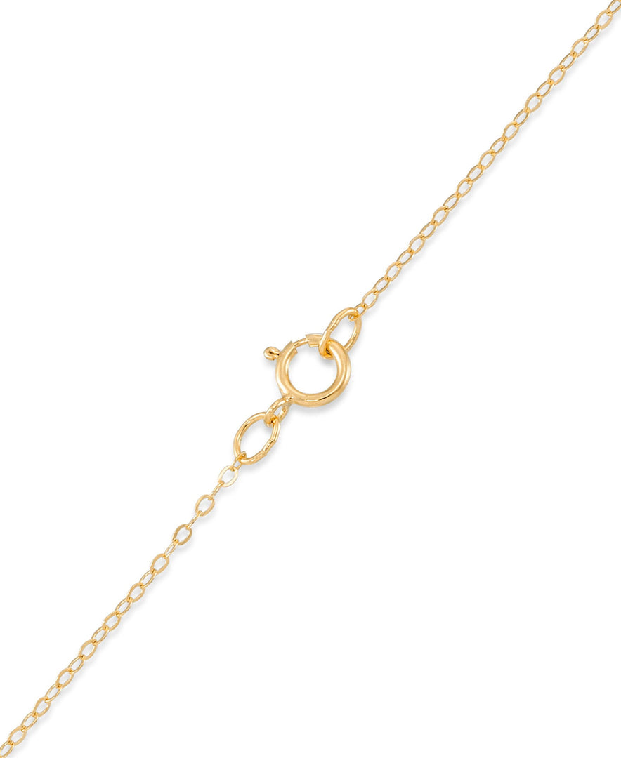 18K Yellow Gold over Sterling Silver_Diamond Fascination® Diamond Accent Sterling Silver Concentric Teardrop Pendant Set - iHeart Jewels_I_Heart_1