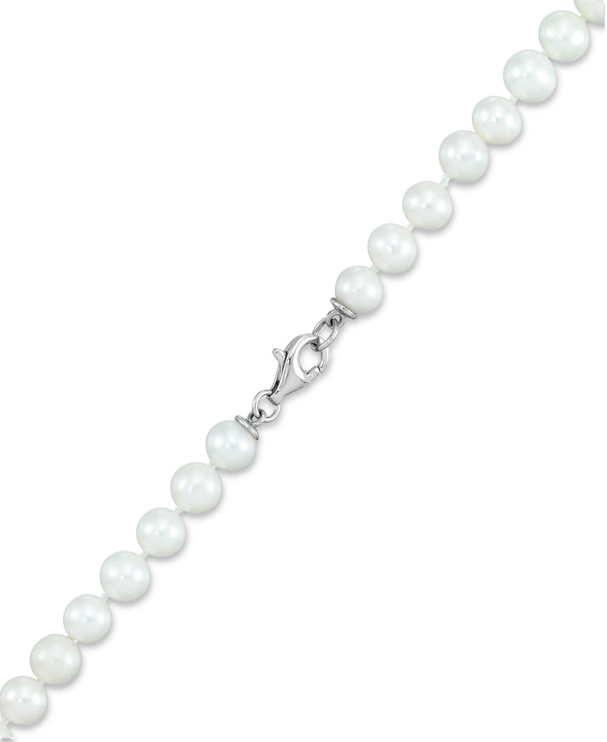 Platinum over Sterling Silver_Diamond Fascination® Diamond Accent Sterling Silver Heart Genuine Cultured Pearl Strand Necklace - iHeart Jewels_I_Heart_2