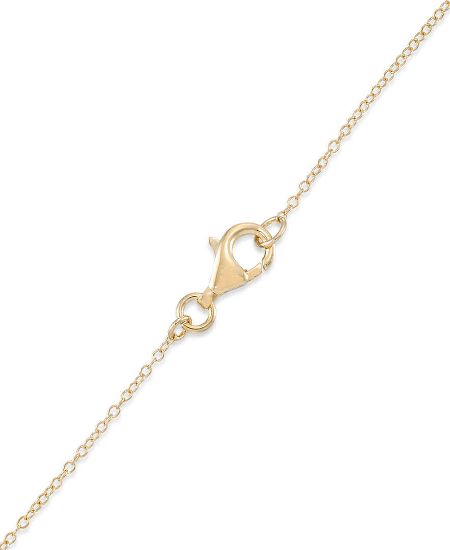 18K Yellow Gold over Sterling Silver_Diamond Fascination® Diamond Accent Sterling Silver Interlocking Circles Necklace Set - iHeart Jewels_I_Heart_1