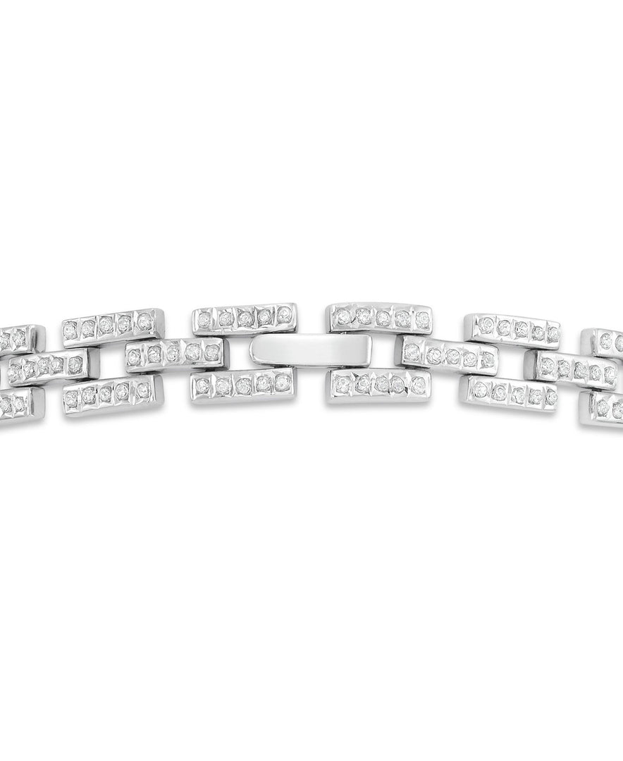Platinum over Sterling Silver_Diamond Fascination® Diamond Accent Sterling Silver Panther Link Bracelet - iHeart Jewels_I_Heart_2