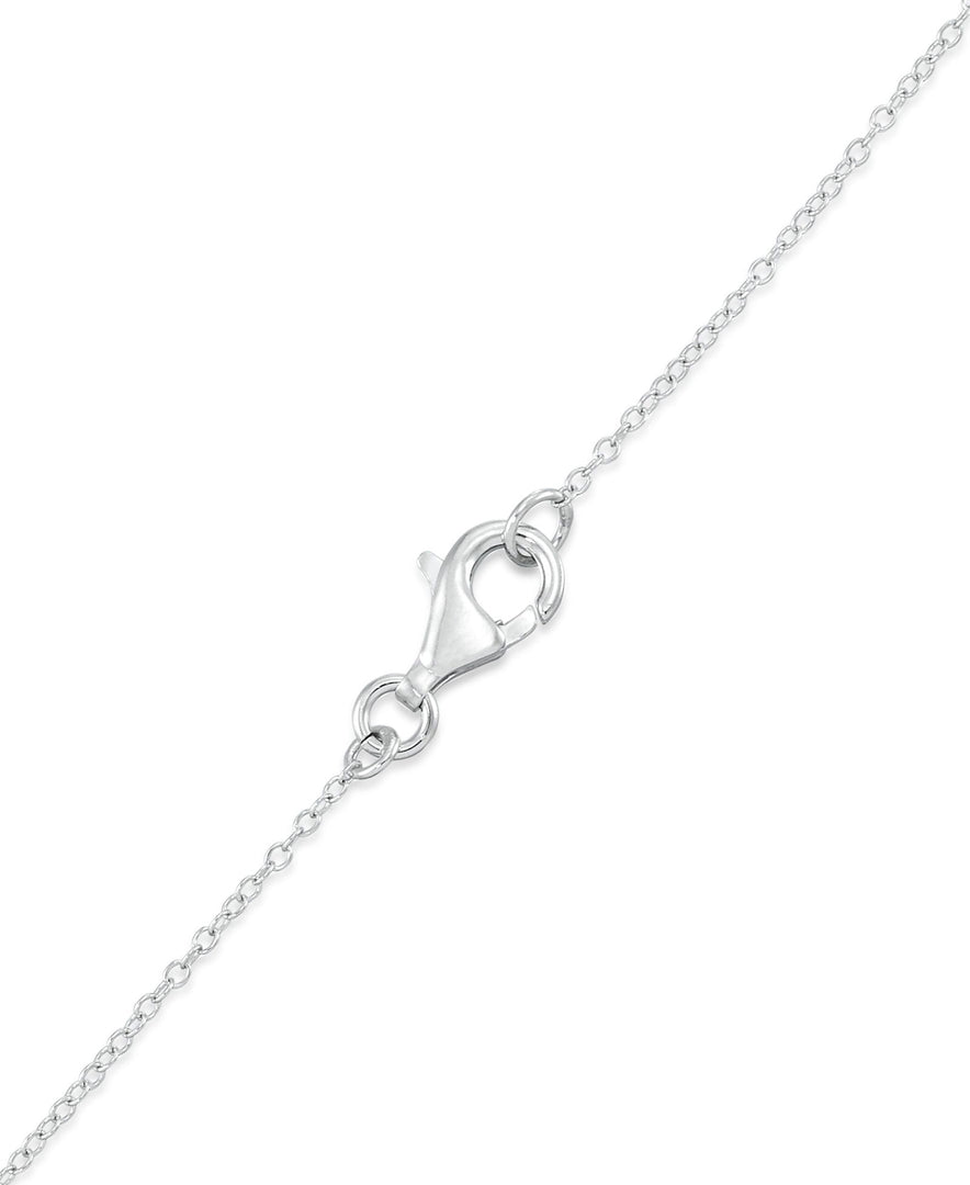 Platinum over Sterling Silver_Diamond Fascination® Diamond Accent Sterling Silver Sculpted Heart Pendant - iHeart Jewels_I_Heart_2