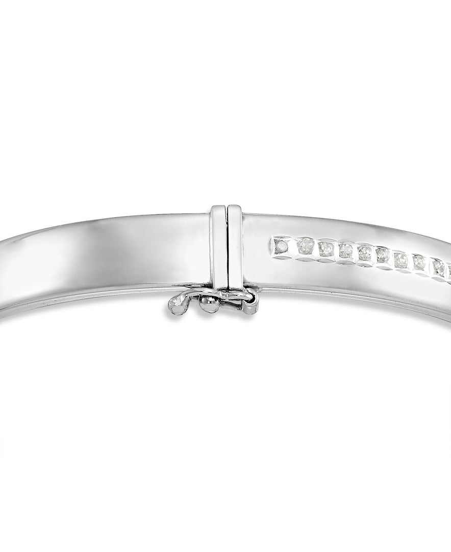 Platinum over Sterling Silver_Diamond Fascination® Diamond Accent Sterling Silver Wide Hinged Bangle Bracelet Set - iHeart Jewels_I_Heart_2