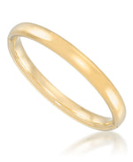 Load image into Gallery viewer, Yellow Gold_Gold Luxe® 14K Yellow Gold Bold Domed Bangle. Dent Resistant, Infused with Nano Diamond Resin Core®. Average Wrist Size. - iHeart Jewels_I_Heart_1
