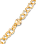 Load image into Gallery viewer, Yellow Gold_Gold Luxe® 14K Yellow Gold Double Rolo Necklace, 18&quot;.  Dent Resistant, Infused with Nano Diamond Resin Core® - iHeart Jewels_I_Heart_1
