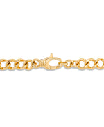 Cargar imagen en el visor de la galería, Yellow Gold Gold Luxe® 14K Gold Bold Graduated Sculpted Curb Link Necklace, 20&quot;. Dent Resistant, Infused with Nano Diamond Resin Core® I_Heart_1
