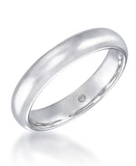 Load image into Gallery viewer, White_Gold_Gold Luxe® 14K Gold High Polished Domed Band Ring Dent Resistant, Infused with Nano Diamond Resin Core®_I_Heart_2
