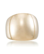 Load image into Gallery viewer, Yellow Gold_14K Gold High Polished Bold Dome Ring. Made in Italy_I_Heart_1
