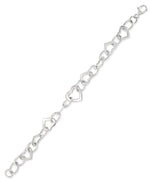 Cargar imagen en el visor de la galería, Platinum over Sterling Silver High Polished Large Square Tube Hoop Earings in Platinum over Sterling Silver_I_Heart_1

