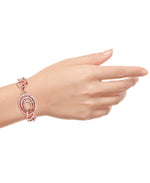 Load image into Gallery viewer, Rose Gold Tone_1/2 CT. T.W. Simulated Diamond Organic Multi Link Bracelet , 7&quot;_I_Heart_3
