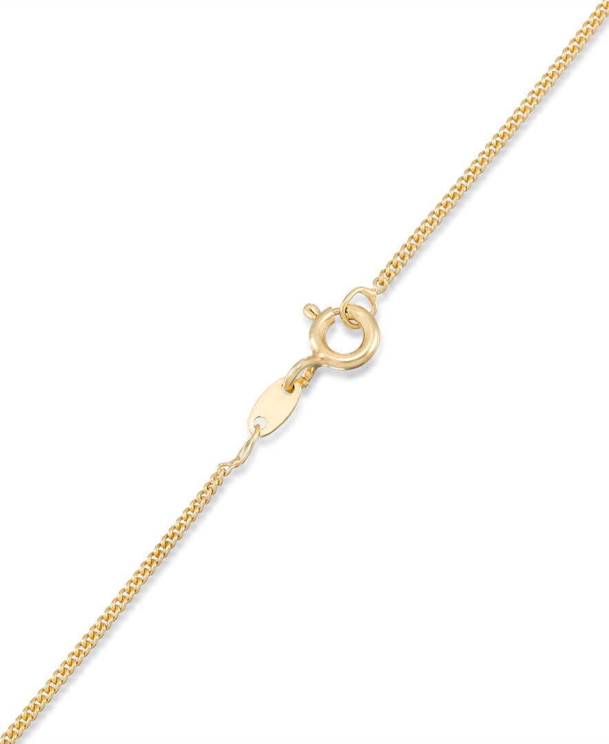 18K Yellow Gold _Amber Rosa™ Genuine Amber Teardrop Pendant 18" - iHeart Jewels I_Heart_1