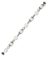 Load image into Gallery viewer, Sterling Silver_Tori Hill® Genuine Marcasite Multi Genuine Jade Bead Station Bracelet. 7&quot;_I_Heart_1
