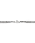 Load image into Gallery viewer, Sterling Silver_Tori Hill® Genuine Marcasite and Brilliant Crystal Victorian Multi Heart Necklace_I_Heart_1
