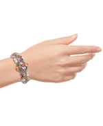 Load image into Gallery viewer, Sterling Silver_Tori Hill® Genuine Marcasite and Multi Simulated Gemstone Bracelet_I_Heart_1
