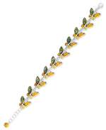 Load image into Gallery viewer, Sterling Silver_Amber Rosa™ Genuine Multicolor Amber Butterfly Adjustable Bracelet 7&quot; with 1&quot; Extender - iHeart Jewels_I_Heart_1

