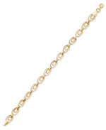 Load image into Gallery viewer, Yellow Gold_10K Gold Doorknocker Link Bracelet. Made in Turkey_I_Heart_1

