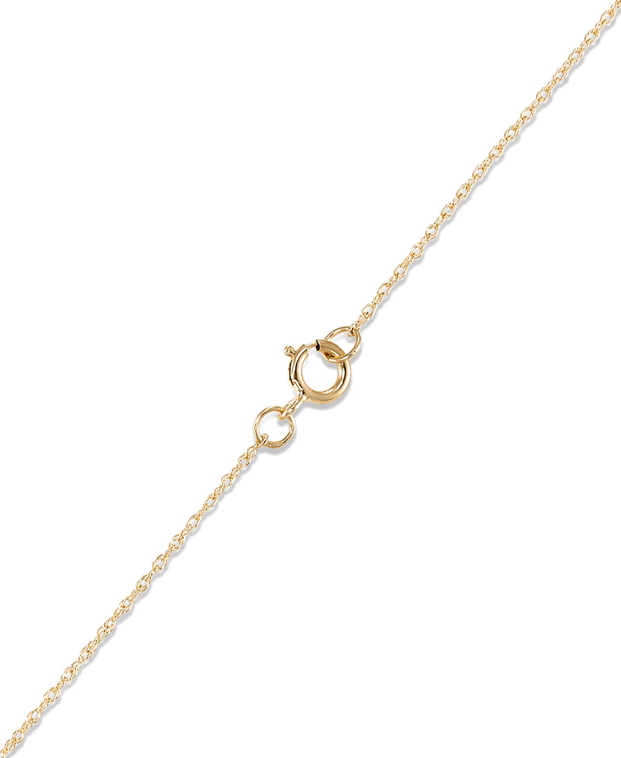 Yellow Gold_Gold Luxe® 14K Yellow Gold Bar Station Necklace, 18" Chain. Dent Resistant, Infused with Nano Diamond Resin Core® - iHeart Jewels_I_Heart_1