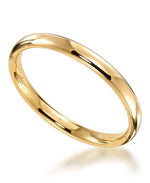 Load image into Gallery viewer, Yellow Gold_Gold Luxe® 14K Yellow Gold Bold Domed Bangle. Dent Resistant, Infused with Nano Diamond Resin Core®. Average Wrist Size. - iHeart Jewels_I_Heart_1
