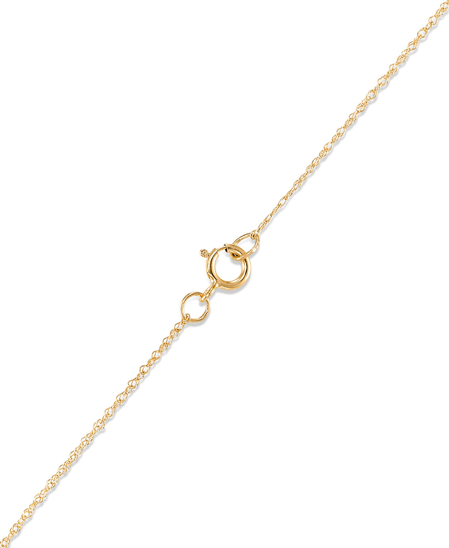 Yellow Gold_Gold Luxe® 14K Yellow Gold Domed Heart Necklace, 18" Chain. Dent Resistant, Infused with Nano Diamond Resin Core® - iHeart Jewels_I_Heart_1