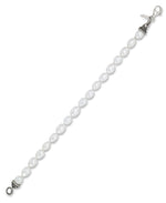Load image into Gallery viewer, sterling silver_Tori Hill® Genuine Marcasite Fresh Water Cultured Pearl Bracelet_I_Heart_1
